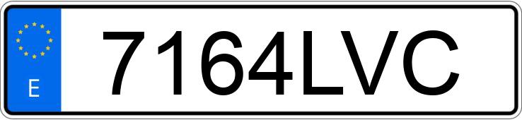 Numer rejestracyjny 7164LVC posiada KIA XCEED