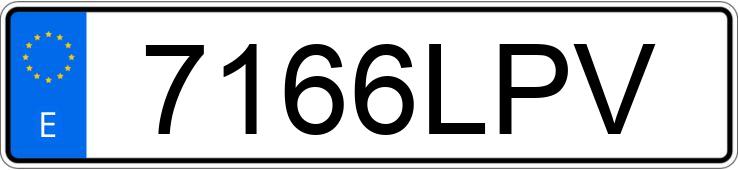 Numer rejestracyjny 7166LPV posiada FIAT 500