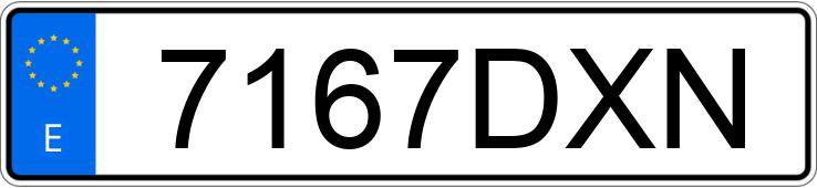 Numer rejestracyjny 7167DXN posiada SEAT IBIZA Numer rejestracyjny 7167DXN posiada SEAT IBIZA