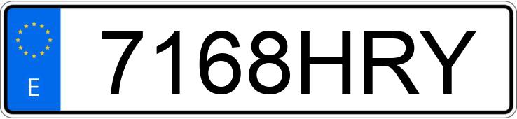 Numer rejestracyjny 7168HRY posiada RENAULT GRAND SCENIC