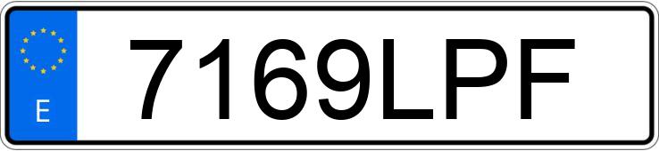 Numer rejestracyjny 7169LPF posiada MERCEDES S (217)