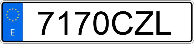 Numer rejestracyjny 7170CZL posiada PEUGEOT 307 Numer rejestracyjny 7170CZL posiada PEUGEOT 307