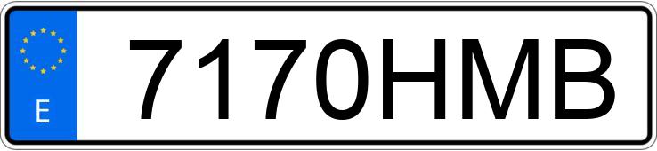 Numer rejestracyjny 7170HMB posiada VOLKSWAGEN CADDY
