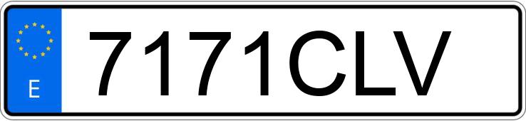 Numer rejestracyjny 7171CLV posiada BMW SERIE 3 Numer rejestracyjny 7171CLV posiada BMW SERIE 3