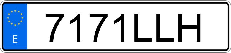 Numer rejestracyjny 7171LLH posiada SEAT ATECA