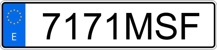 Numer rejestracyjny 7171MSF posiada BMW X5 Numer rejestracyjny 7171MSF posiada BMW X5