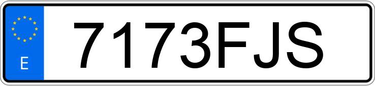 Numer rejestracyjny 7173FJS posiada NISSAN MICRA