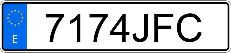 Numer rejestracyjny 7174JFC posiada FORD FIESTA Numer rejestracyjny 7174JFC posiada FORD FIESTA