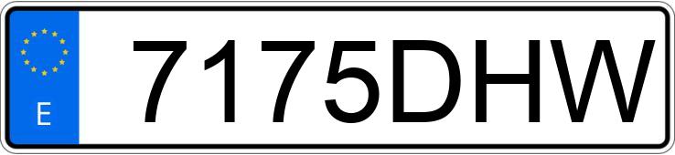 Numer rejestracyjny 7175DHW posiada SEAT LEON