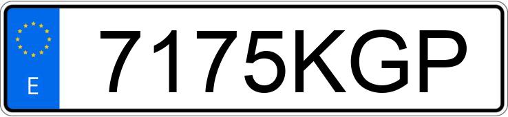Numer rejestracyjny 7175KGP posiada BMW X1