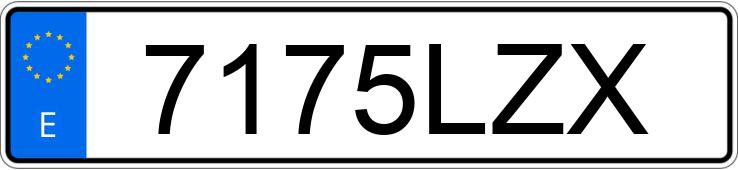 Numer rejestracyjny 7175LZX posiada FIAT FIORINO