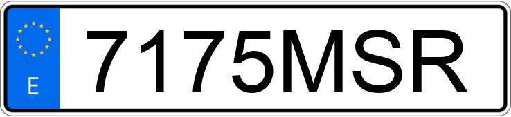 Numer rejestracyjny 7175MSR posiada BMW SERIE 2