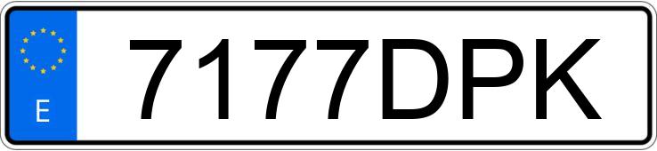 Numer rejestracyjny 7177DPK posiada AUDI A4 Numer rejestracyjny 7177DPK posiada AUDI A4