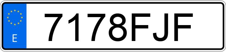 Numer rejestracyjny 7178FJF posiada CITROEN C4
