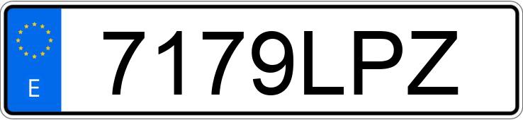 Numer rejestracyjny 7179LPZ posiada KIA CEED