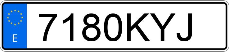 Numer rejestracyjny 7180KYJ posiada CITROEN JUMPER