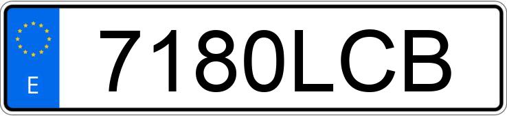 Il numero di registrazione 7180LCB ha RENAULT KANGOO