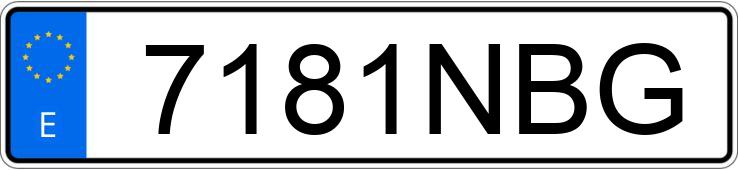 Numer rejestracyjny 7181NBG posiada AUDI RS Q8