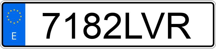 Numer rejestracyjny 7182LVR posiada VOLKSWAGEN T-ROC