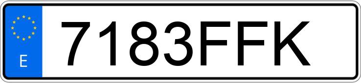 Numer rejestracyjny 7183FFK posiada CITROEN C3 Numer rejestracyjny 7183FFK posiada CITROEN C3