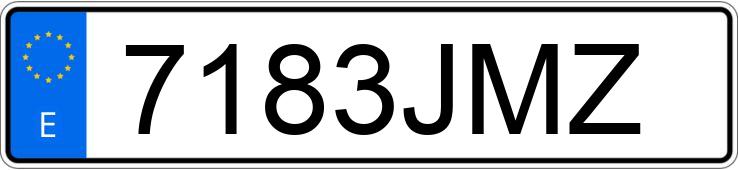 Numer rejestracyjny 7183JMZ posiada PEUGEOT 308 Numer rejestracyjny 7183JMZ posiada PEUGEOT 308