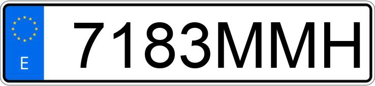 Numer rejestracyjny 7183MMH posiada INEOS GRENADIER