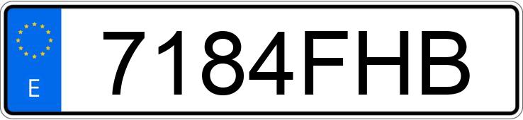 Numer rejestracyjny 7184FHB posiada OPEL ASTRA