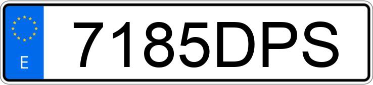 Numer rejestracyjny 7185DPS posiada JAGUAR X TYPE