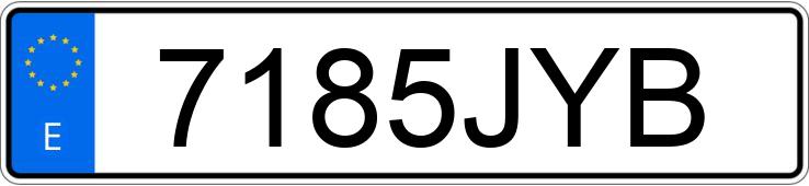 Numer rejestracyjny 7185JYB posiada VOLKSWAGEN GOLF Numer rejestracyjny 7185JYB posiada VOLKSWAGEN GOLF