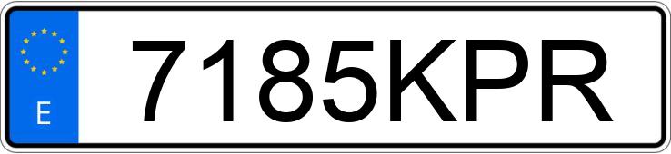 Numer rejestracyjny 7185KPR posiada DACIA DOKKER Numer rejestracyjny 7185KPR posiada DACIA DOKKER