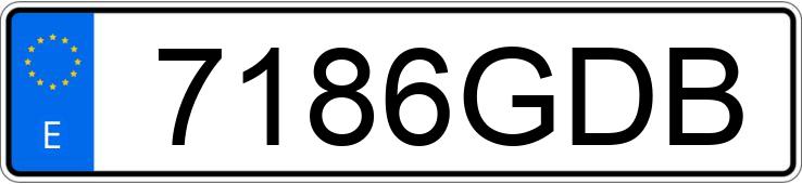 Numer rejestracyjny 7186GDB posiada SEAT IBIZA Numer rejestracyjny 7186GDB posiada SEAT IBIZA
