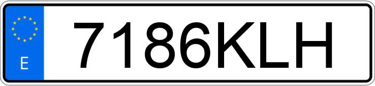 Numer rejestracyjny 7186KLH posiada KIA NIRO