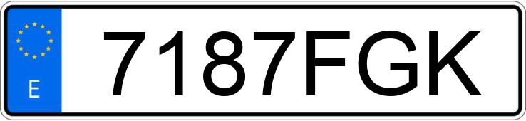 Numer rejestracyjny 7187FGK posiada TOYOTA AVENSIS Numer rejestracyjny 7187FGK posiada TOYOTA AVENSIS