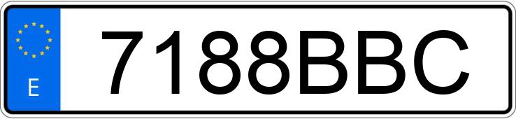 Numer rejestracyjny 7188BBC posiada FORD PUMA