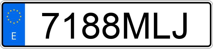 Numer rejestracyjny 7188MLJ posiada DAF XF Numer rejestracyjny 7188MLJ posiada DAF XF