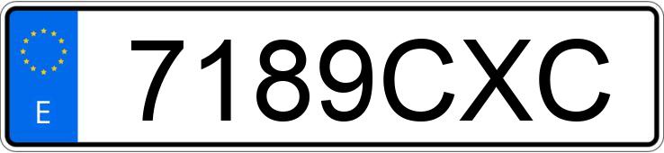 Numer rejestracyjny 7189CXC posiada PEUGEOT 206 Numer rejestracyjny 7189CXC posiada PEUGEOT 206