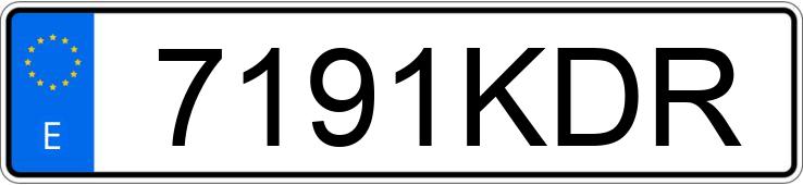 Numer rejestracyjny 7191KDR posiada MERCEDES CLS (218)