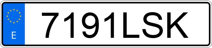Numer rejestracyjny 7191LSK posiada VOLVO XC60 Numer rejestracyjny 7191LSK posiada VOLVO XC60