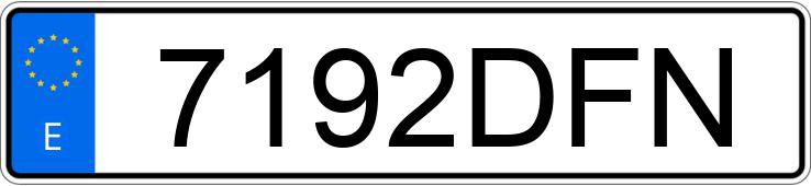 Numer rejestracyjny 7192DFN posiada HYUNDAI MATRIX 1.8 GLS FULL WORLD CUP