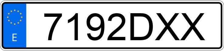 Numer rejestracyjny 7192DXX posiada CITROEN BERLINGO Numer rejestracyjny 7192DXX posiada CITROEN BERLINGO