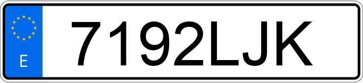 Numer rejestracyjny 7192LJK posiada MERCEDES GLC (253) Numer rejestracyjny 7192LJK posiada MERCEDES GLC (253)