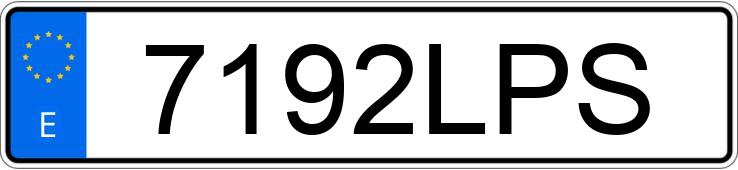 Numer rejestracyjny 7192LPS posiada SUZUKI VITARA