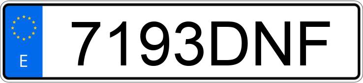 Numer rejestracyjny 7193DNF posiada SEAT IBIZA Numer rejestracyjny 7193DNF posiada SEAT IBIZA