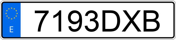 Numer rejestracyjny 7193DXB posiada IVECO DAILY