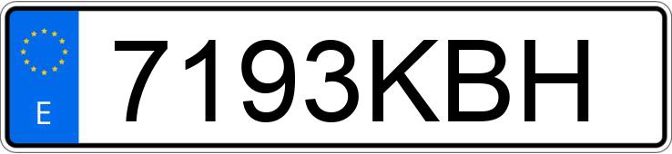 Numer rejestracyjny 7193KBH posiada BMW X1 Numer rejestracyjny 7193KBH posiada BMW X1