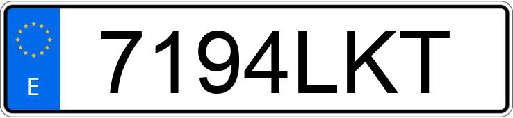 Numer rejestracyjny 7194LKT posiada DS DS3 CROSSBACK Numer rejestracyjny 7194LKT posiada DS DS3 CROSSBACK