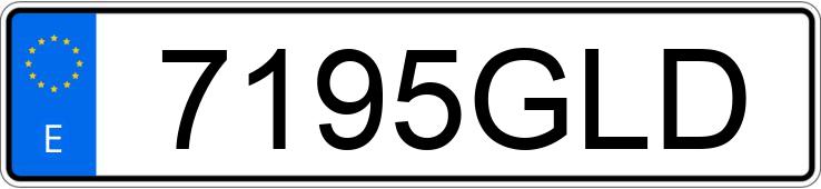Numer rejestracyjny 7195GLD posiada YAMAHA YZ 125