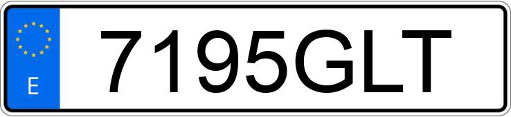 Numer rejestracyjny 7195GLT posiada VOLKSWAGEN POLO