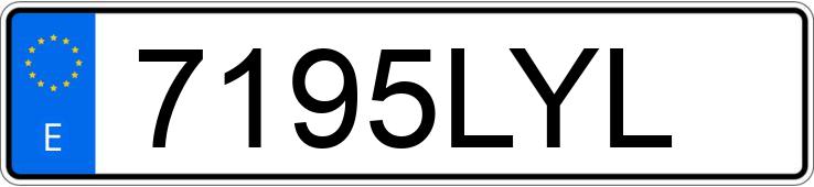 Numer rejestracyjny 7195LYL posiada VOLKSWAGEN GOLF SPORTSVAN Numer rejestracyjny 7195LYL posiada VOLKSWAGEN GOLF SPORTSVAN