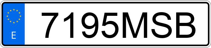 Numer rejestracyjny 7195MSB posiada TOYOTA C-HR